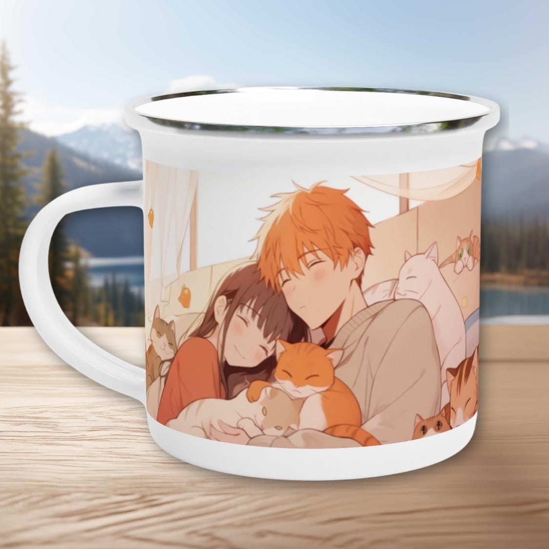 Fruits Basket Enamel Mug 10