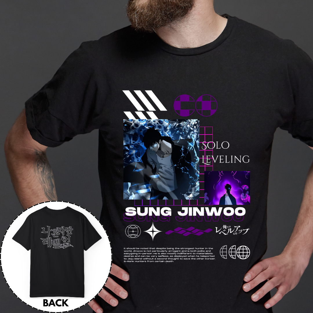 Solo Leveling Sung Jinwoo T-shirt 015