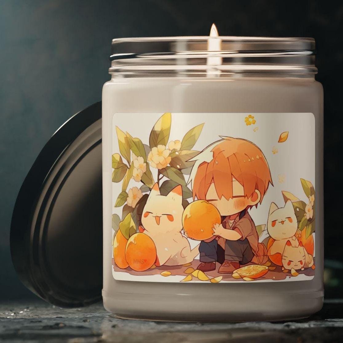 Fruits Basket Anime Inspired Vanilla Soy 9oz Candle 02