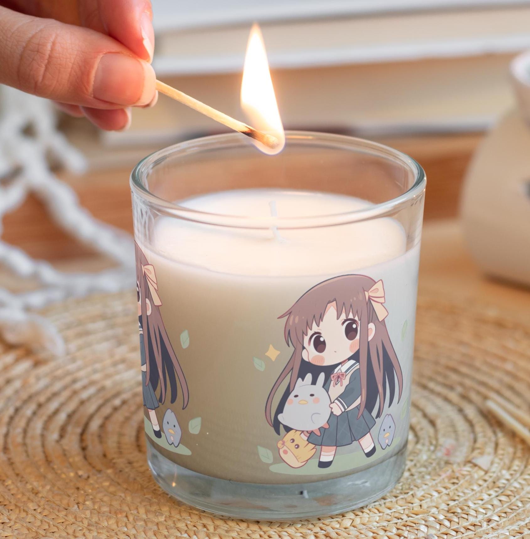 Fruits Basket Anime Inspired Scented Vegan 11oz Candle 15