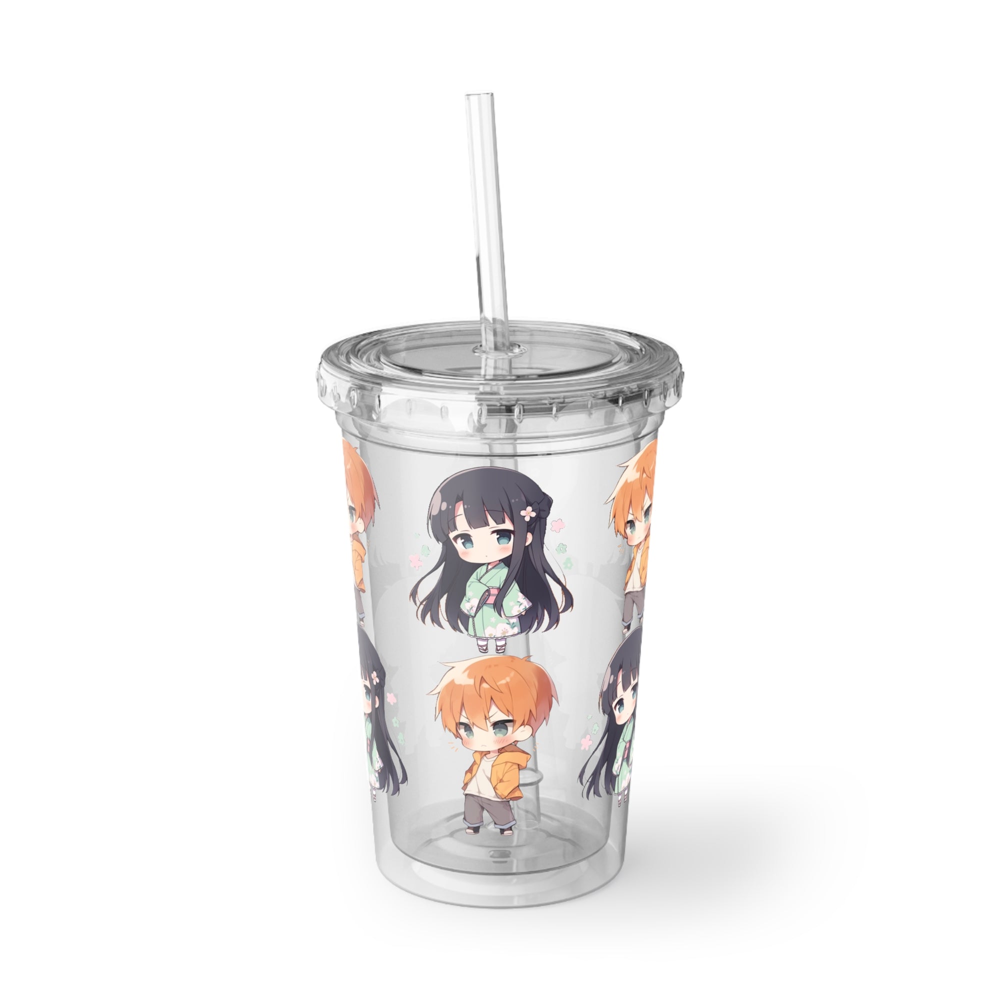 Fruits Basket Anime Acrylic Cup with Straw 01