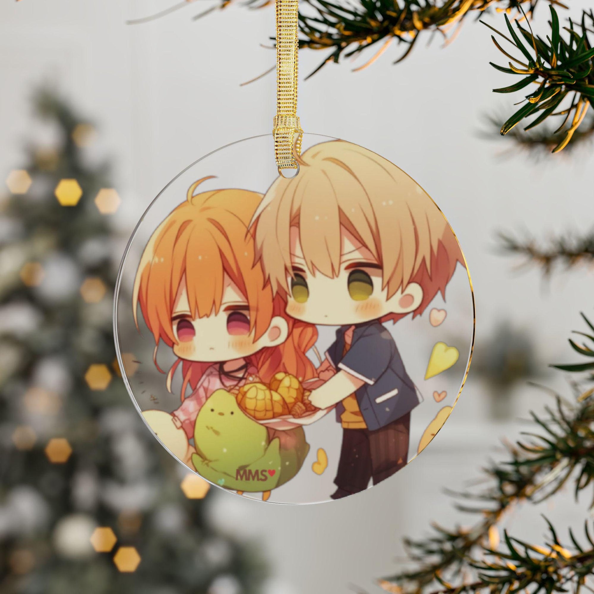 Fruits Basket Christmas Tree Acrylic Ornament 02