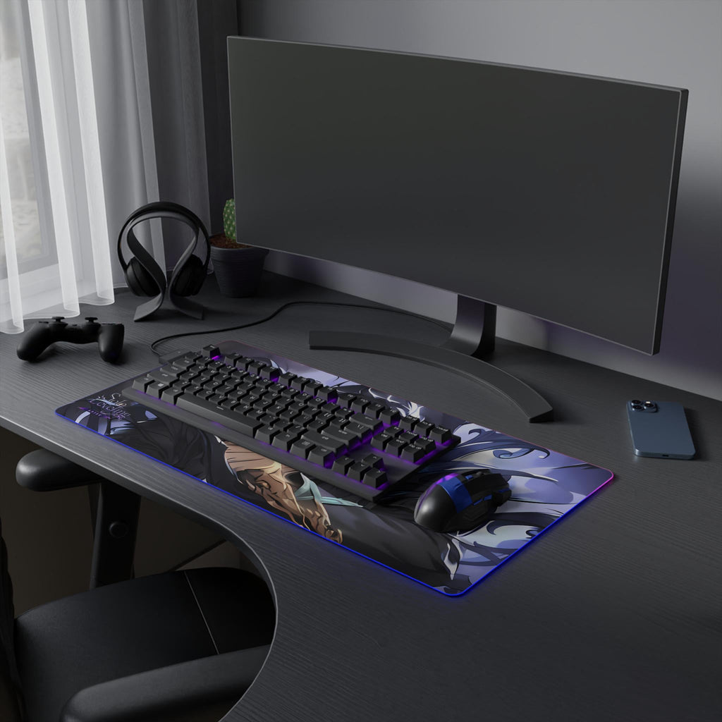 Solo Leveling LED Anime Desk Mat Jinwoo 02
