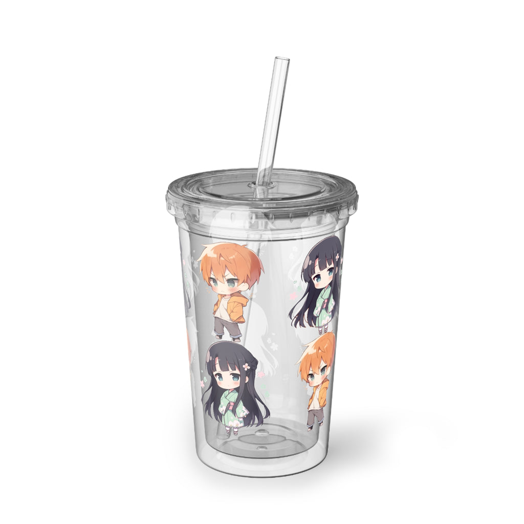 Fruits Basket Anime Acrylic Cup with Straw 01