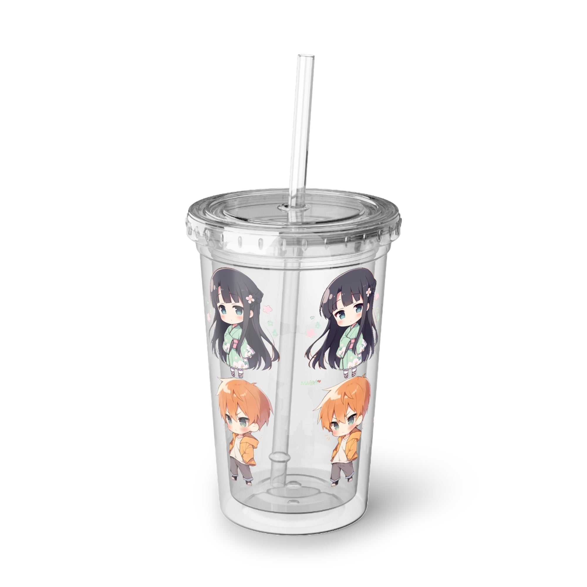 Fruits Basket Anime Acrylic Cup with Straw 01