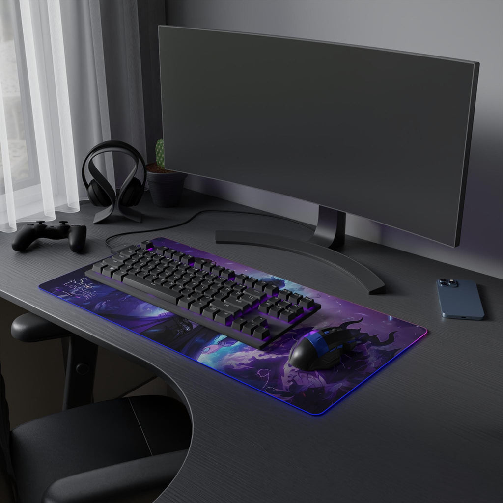 Solo Leveling LED Anime Desk Mat Jinwoo 04