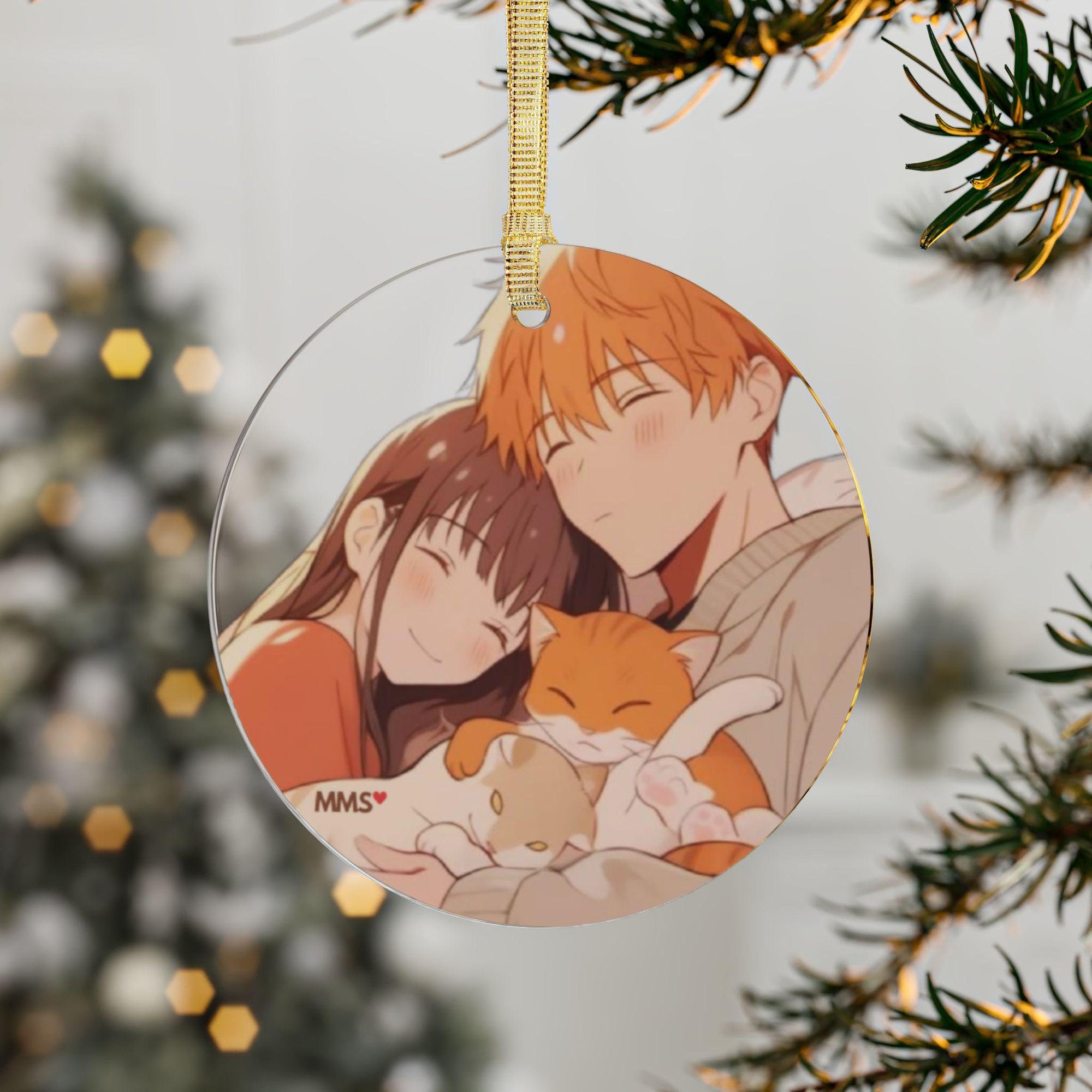 Fruits Basket Christmas Tree Acrylic Ornament 05