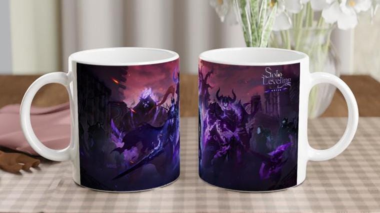 Solo Leveling Anime Mug Sung Jinwoo 01