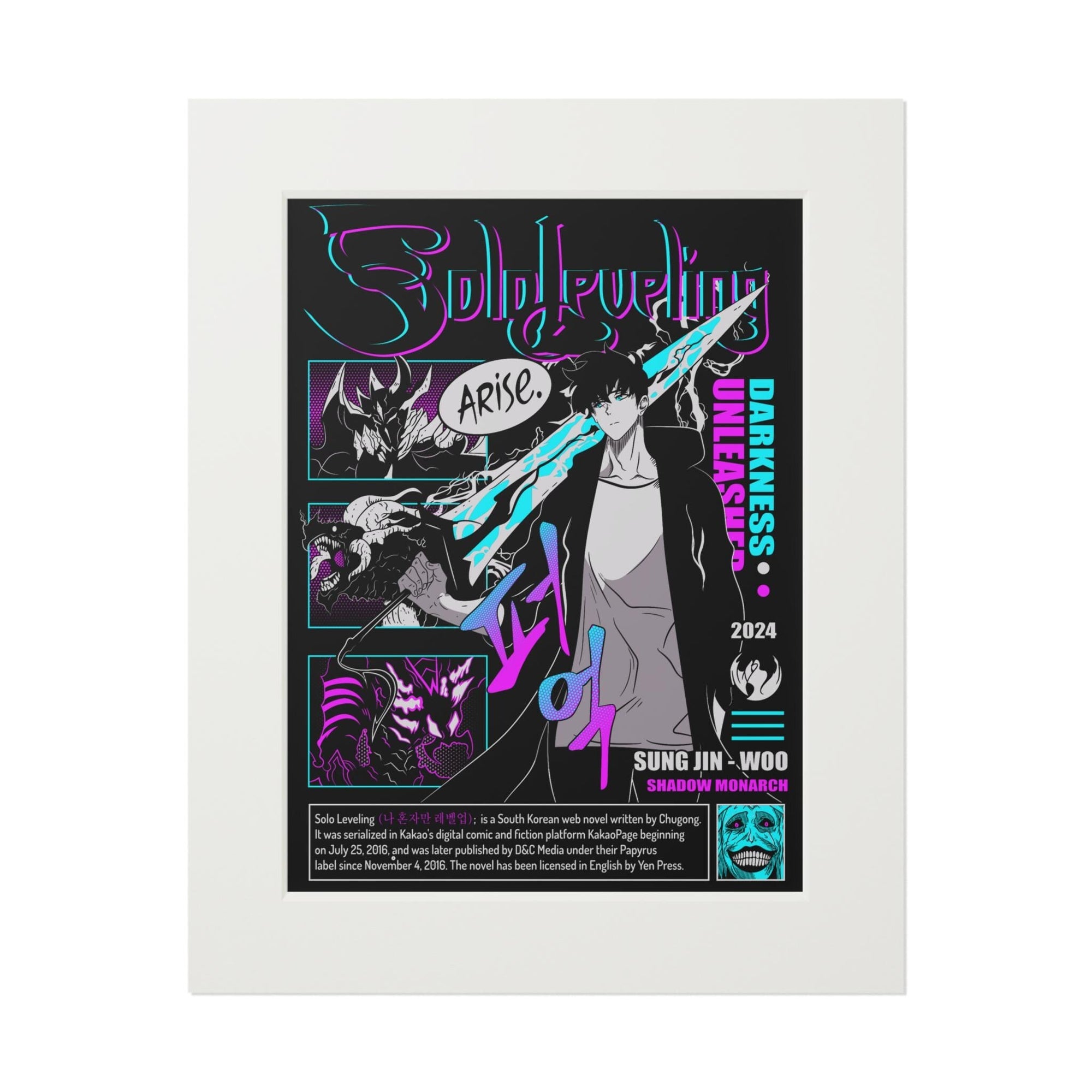 Solo Leveling Wall Art Print 03