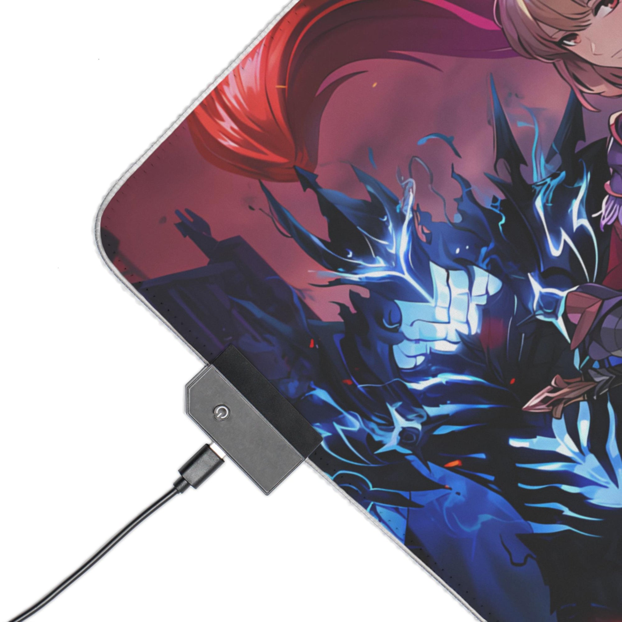 Solo Leveling LED Anime Desk Mat Jinwoo 05