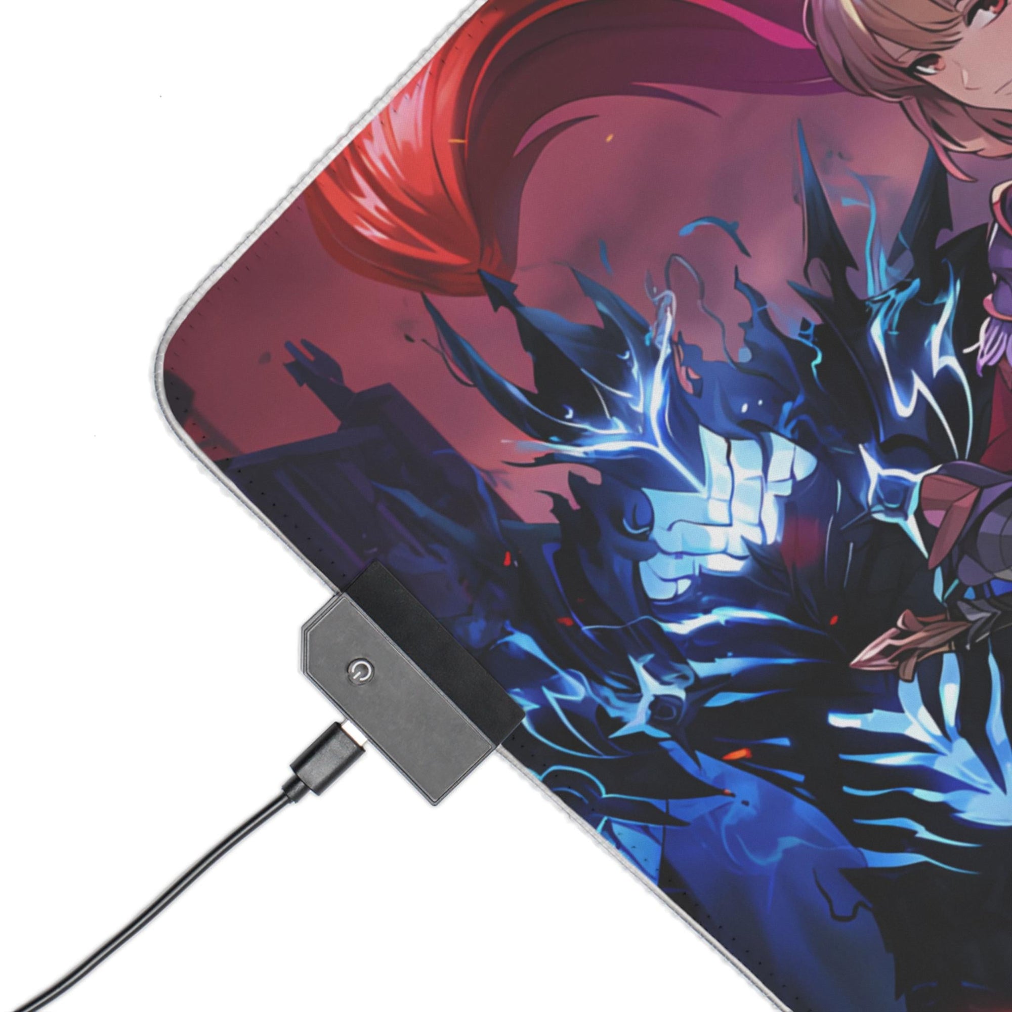 Solo Leveling LED Anime Desk Mat Jinwoo 05