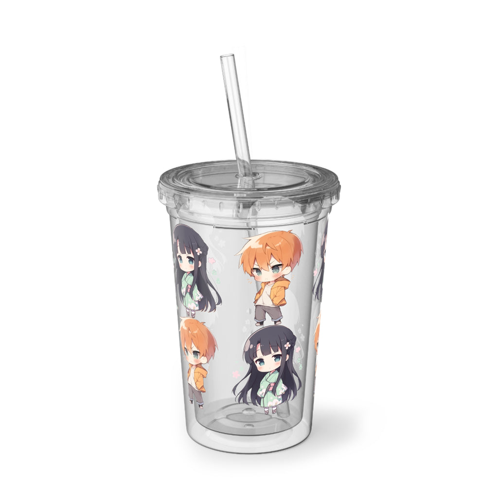 Fruits Basket Anime Acrylic Cup with Straw 01