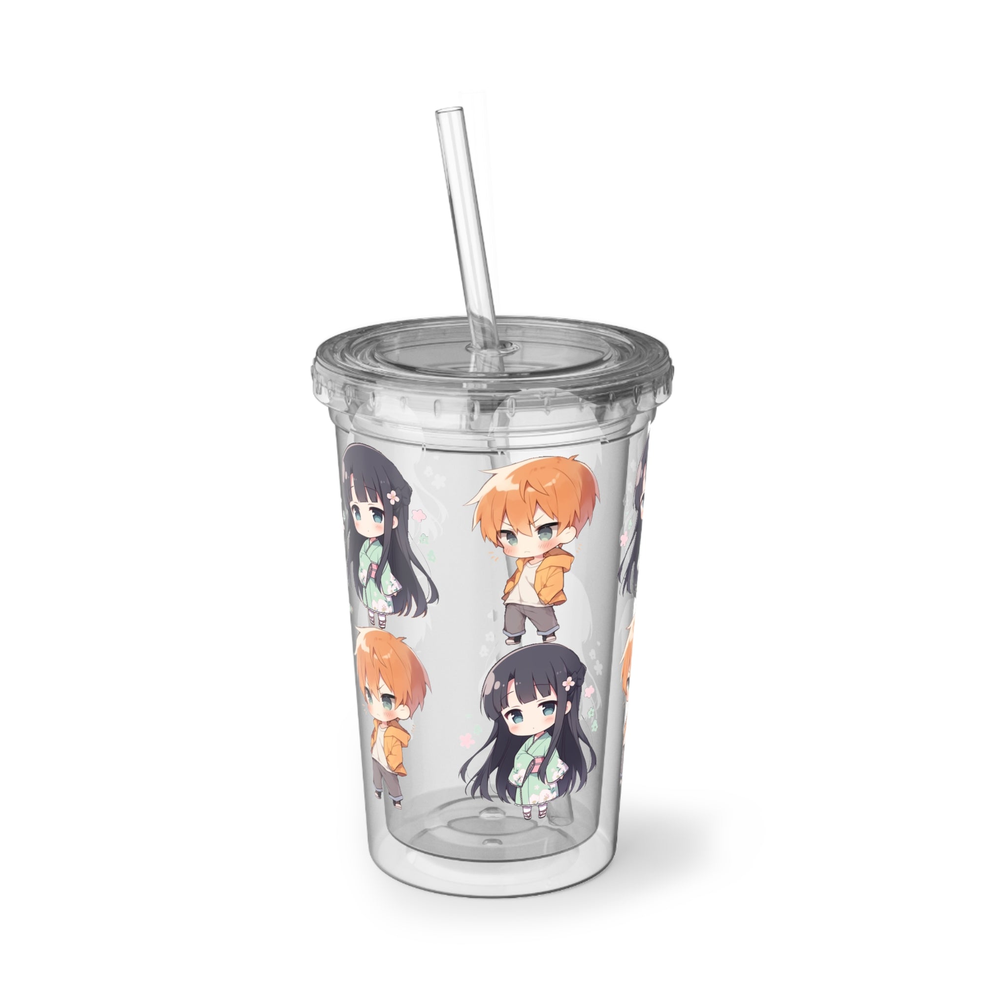 Fruits Basket Anime Acrylic Cup with Straw 01