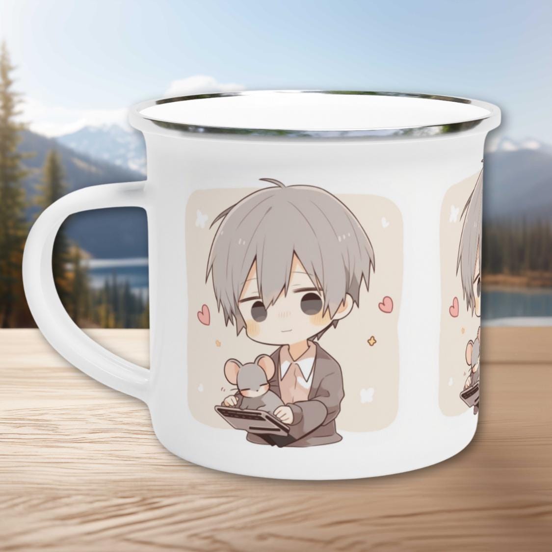 Fruits Basket Enamel Mug 17