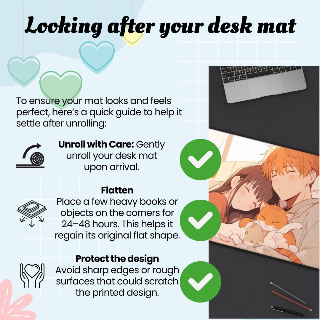 Fruits Basket Anime Inspired Desk Mat 33