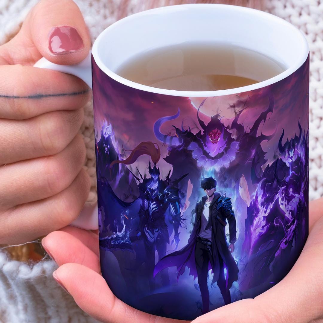 Solo Leveling Anime Mug Sung Jinwoo 01