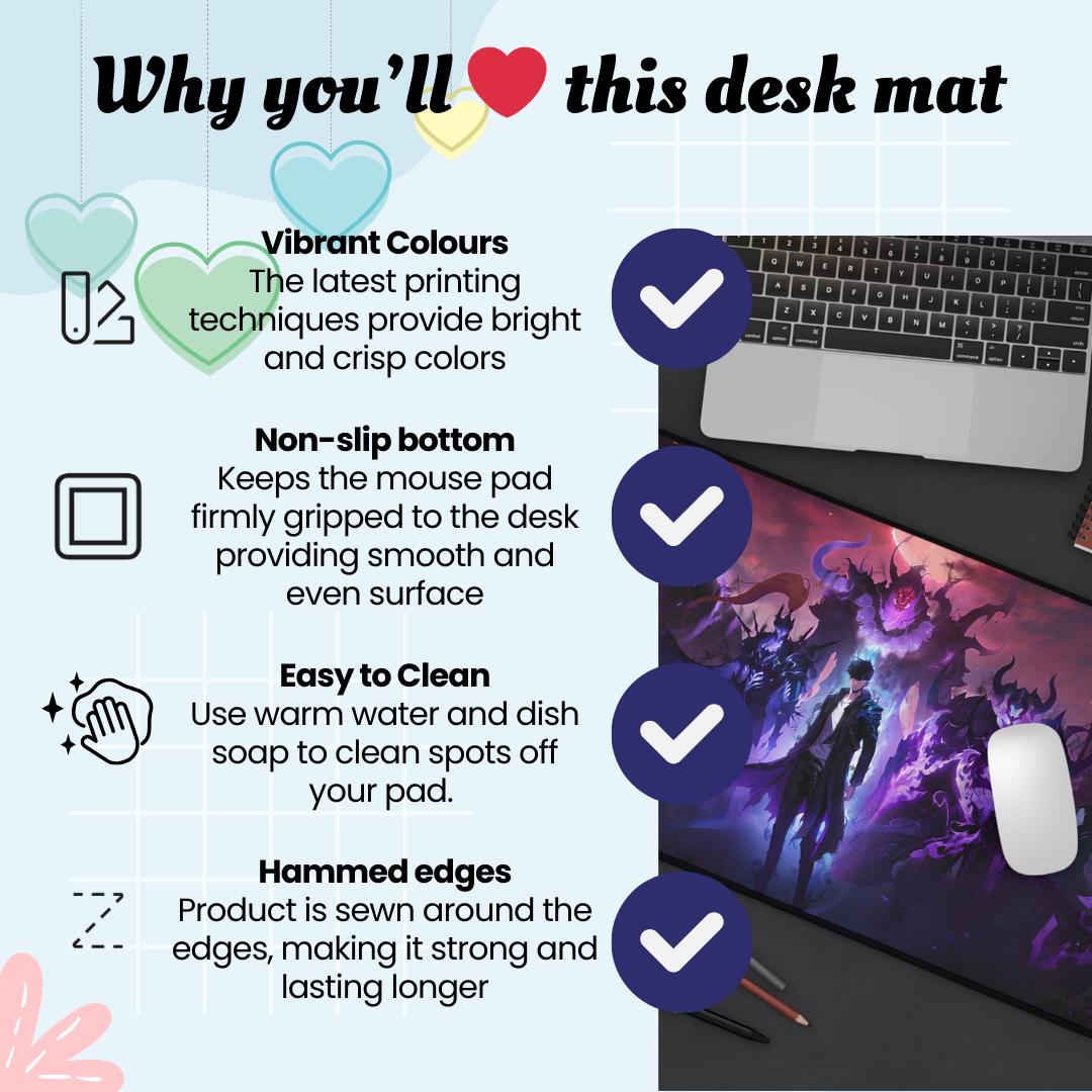 Solo Leveling Anime Desk Mat Jinwoo 01