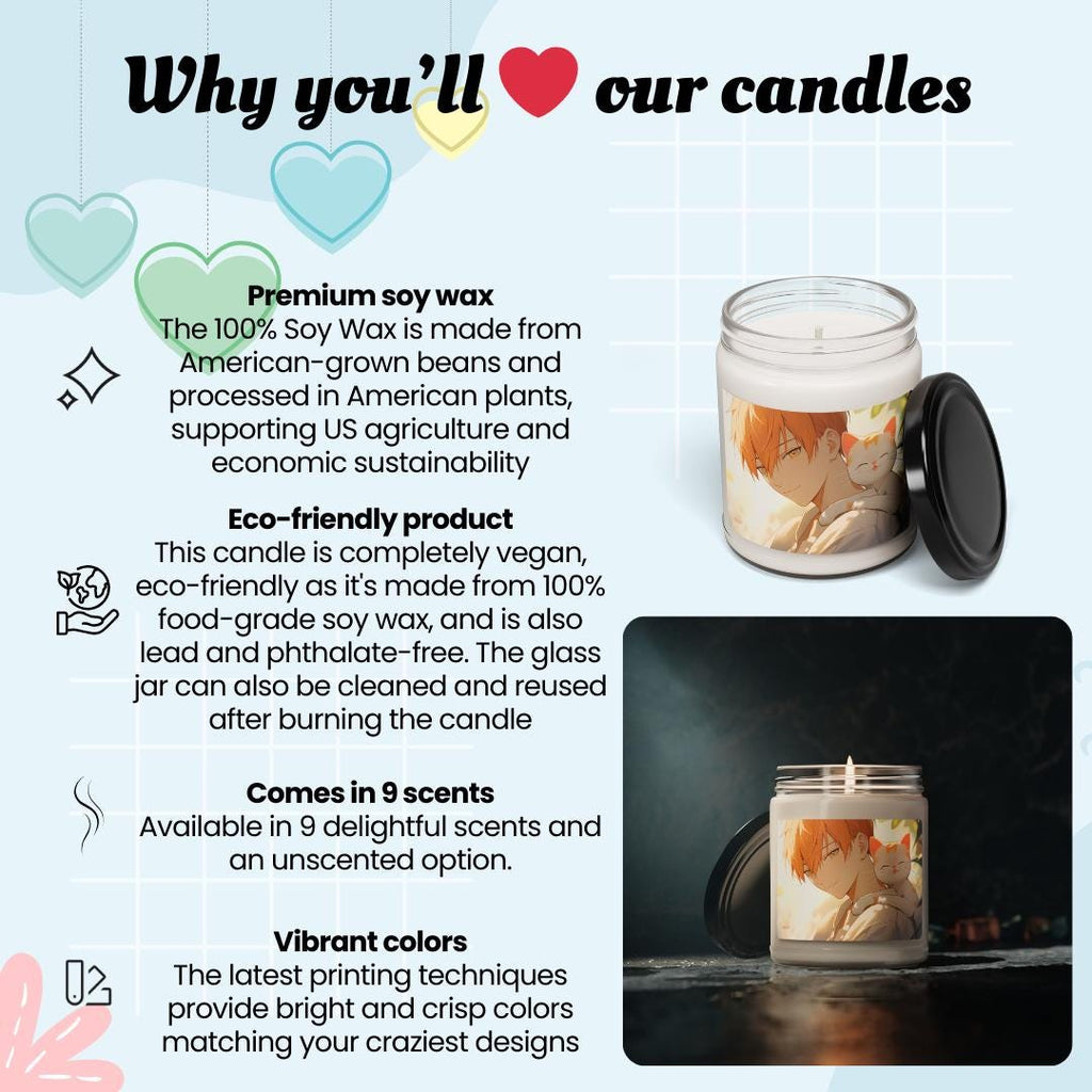 Fruits Basket Anime Inspired Vanilla Soy 9oz Candle 05