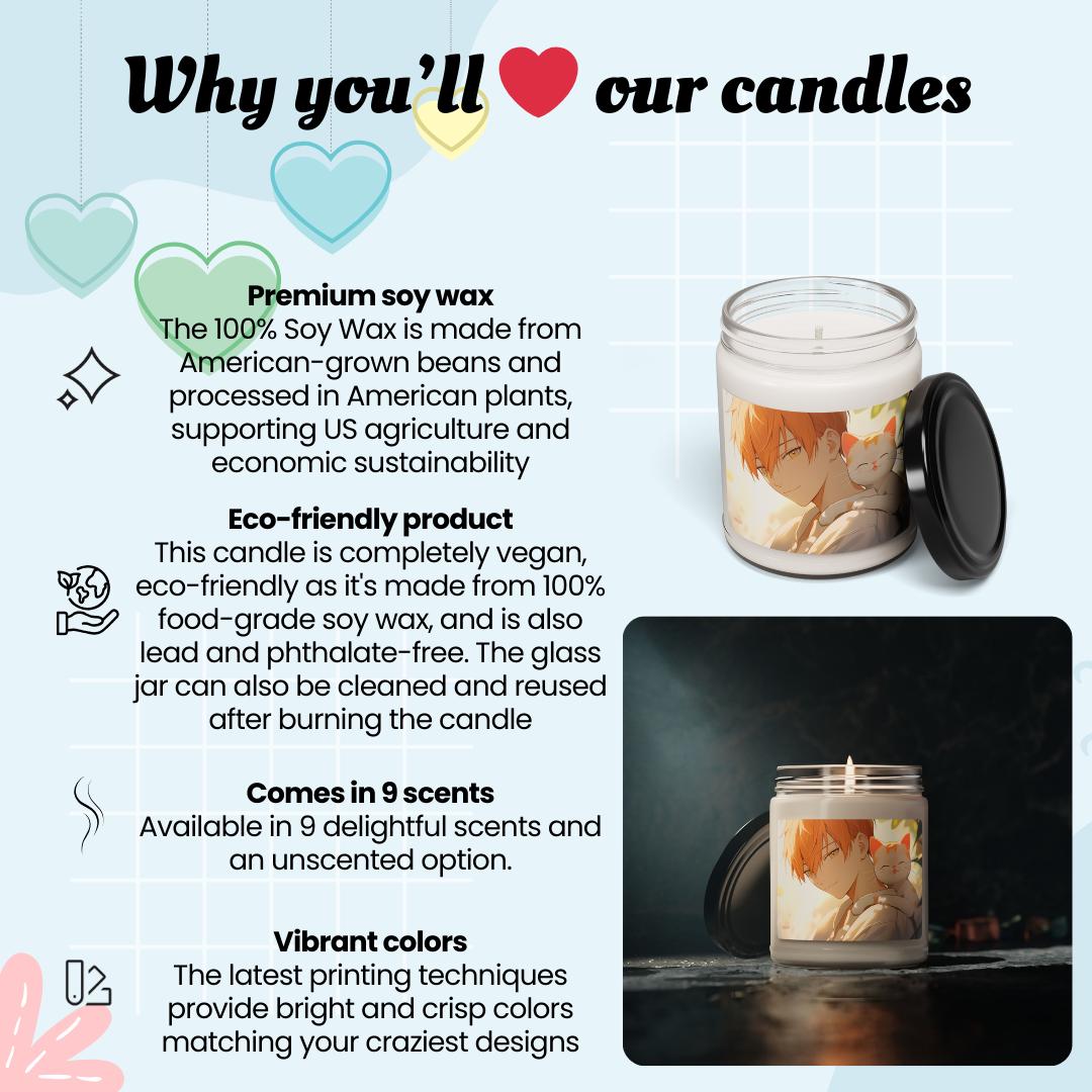 Fruits Basket Anime Inspired Vanilla Soy 9oz Candle 12