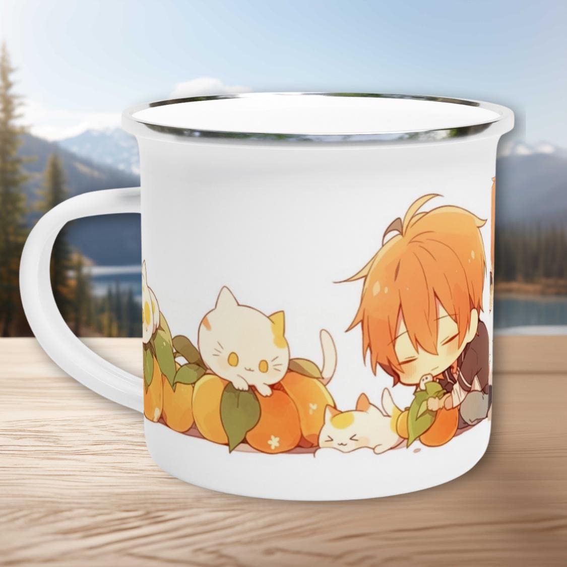 Fruits Basket Enamel Mug 14