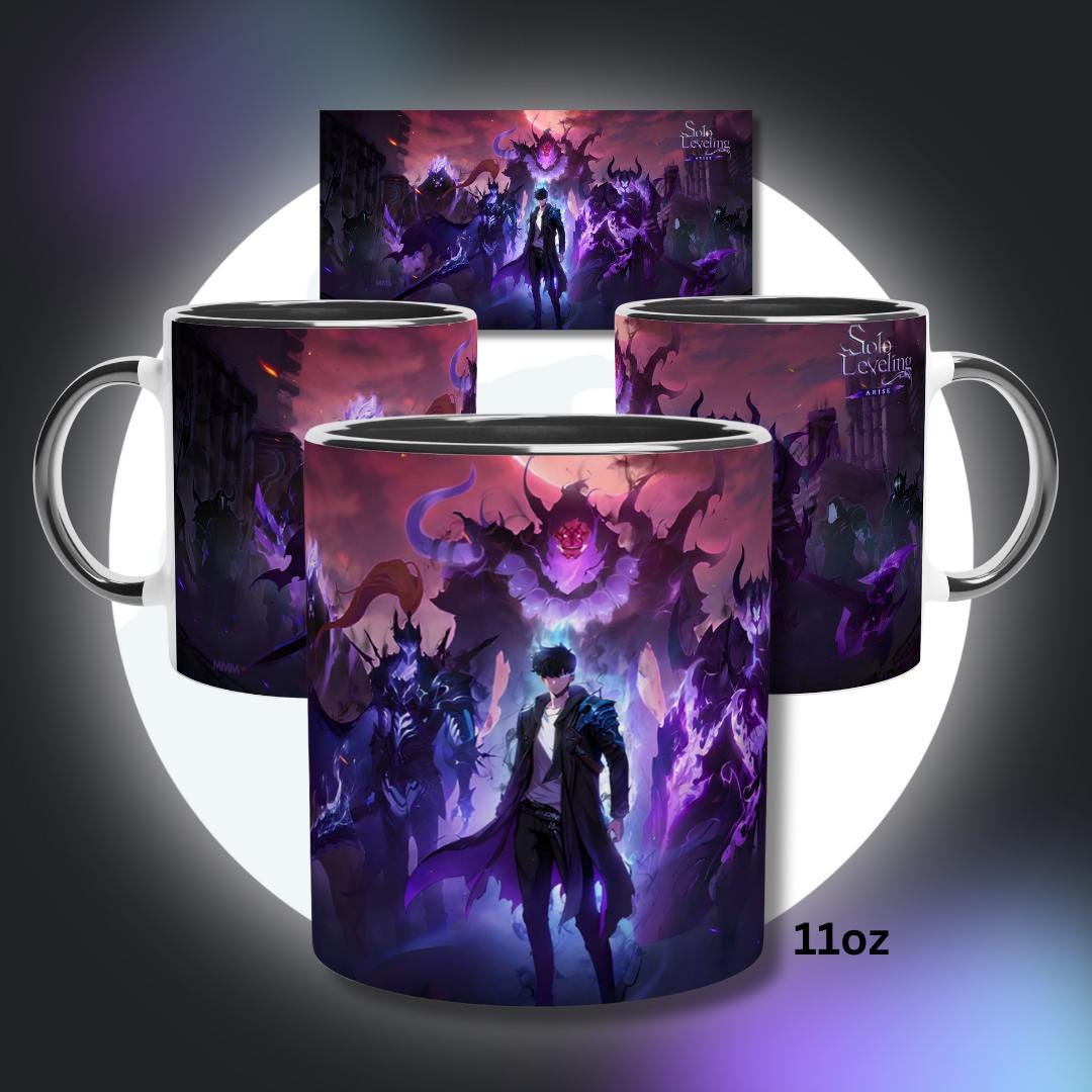 Solo Leveling Anime Mug Sung Jinwoo 01