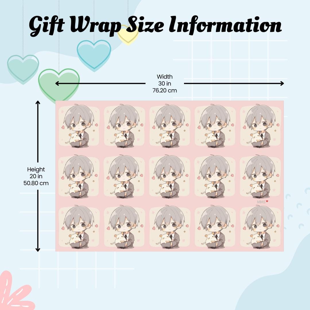 Fruits Basket Anime Inspired Wrapping Paper 02
