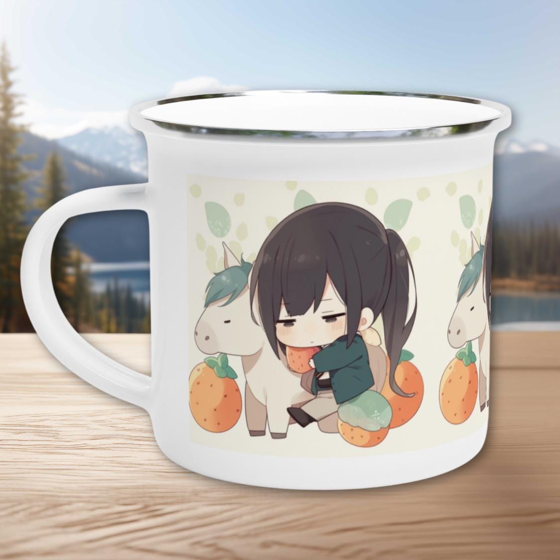 Fruits Basket Enamel Mug 29