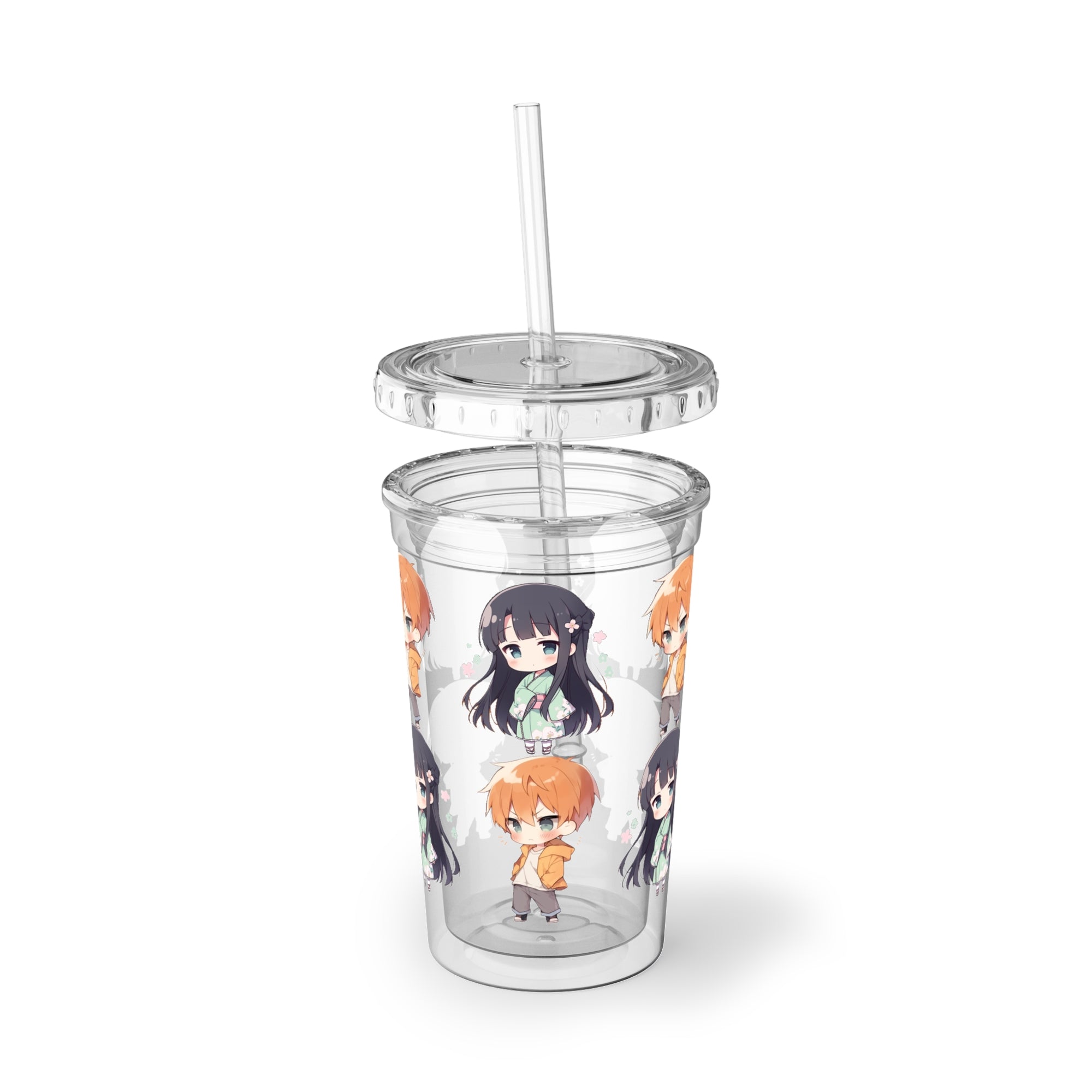 Fruits Basket Anime Acrylic Cup with Straw 01