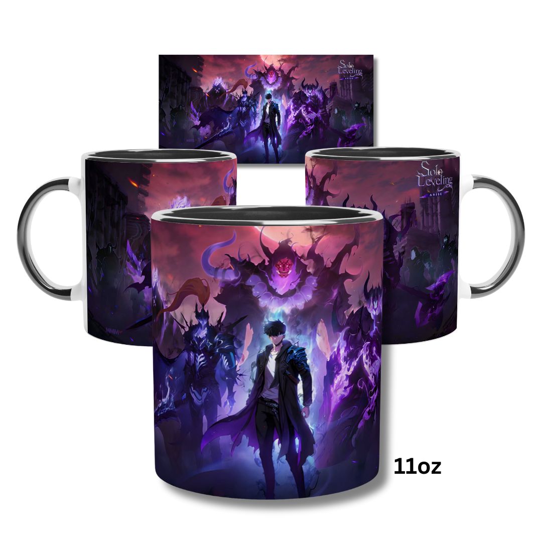 Solo Leveling Anime Mug Sung Jinwoo 01