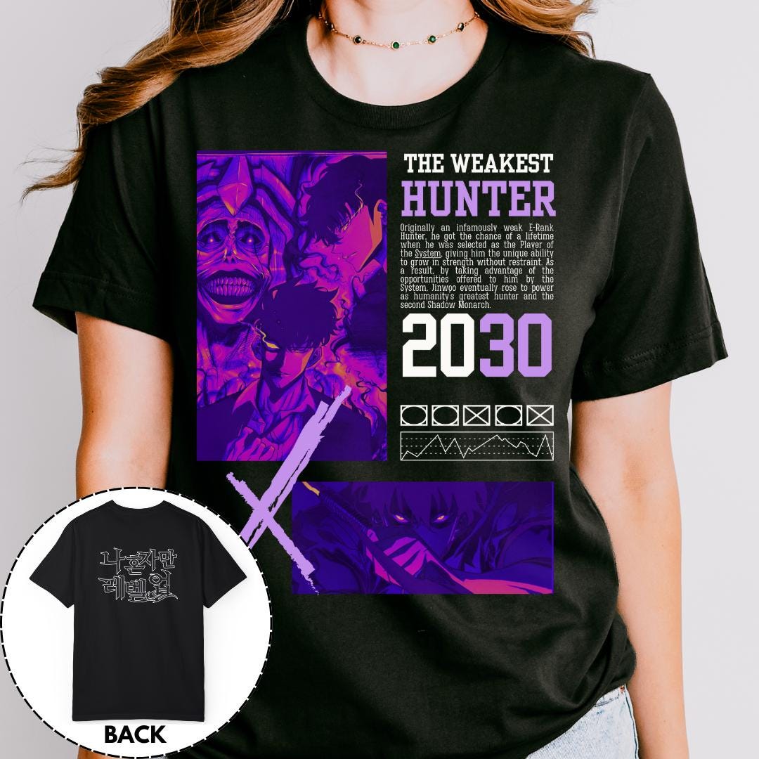 Solo Leveling Sung Jinwoo T-shirt 016