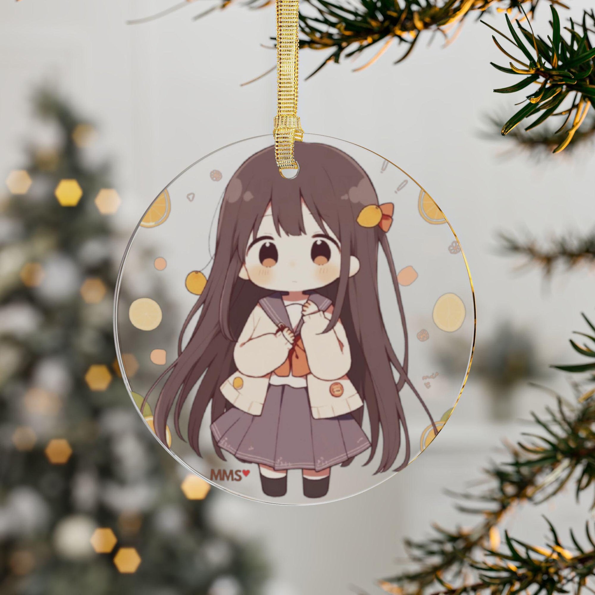 Fruits Basket Christmas Tree Acrylic Ornament 01
