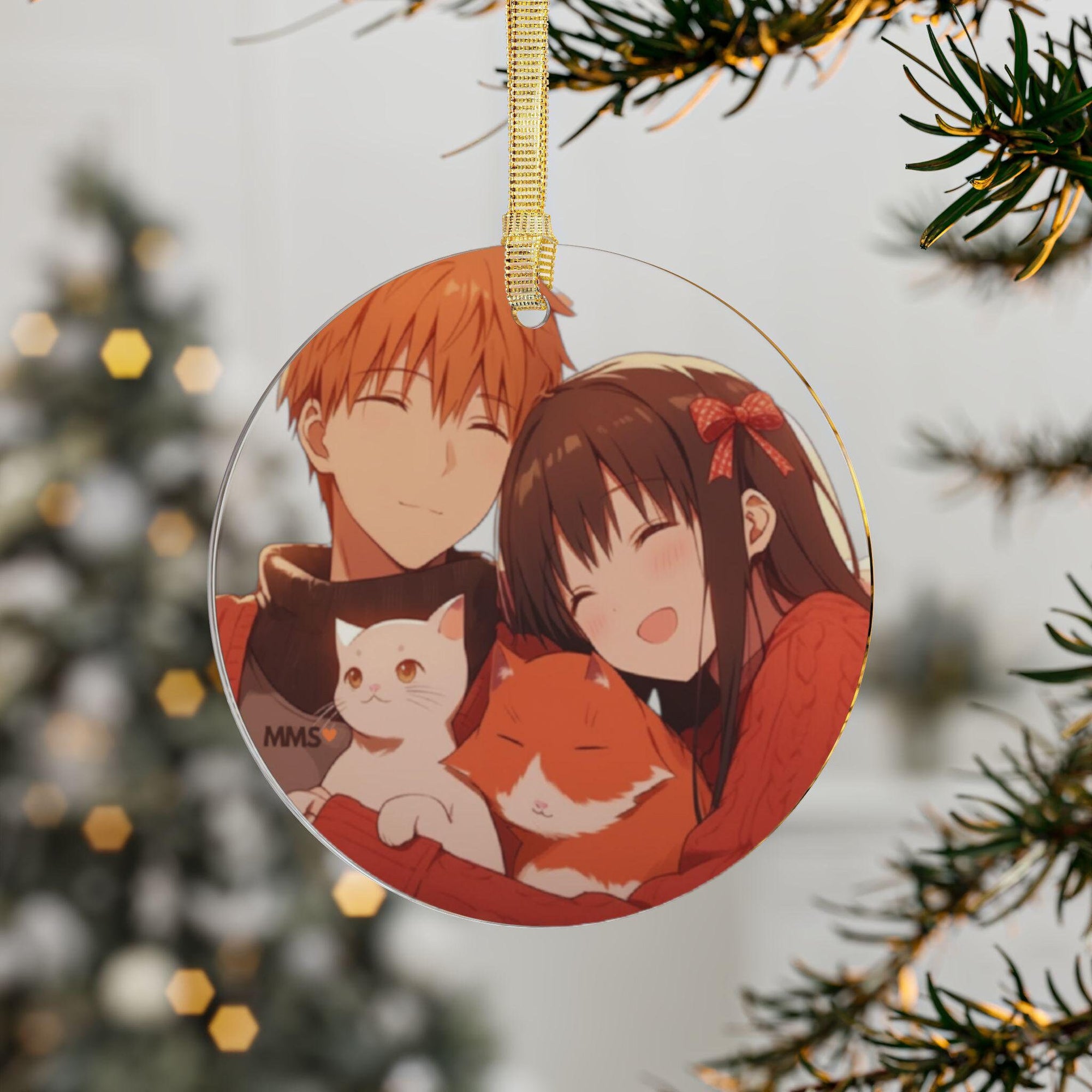Fruits Basket Christmas Tree Acrylic Ornament 06