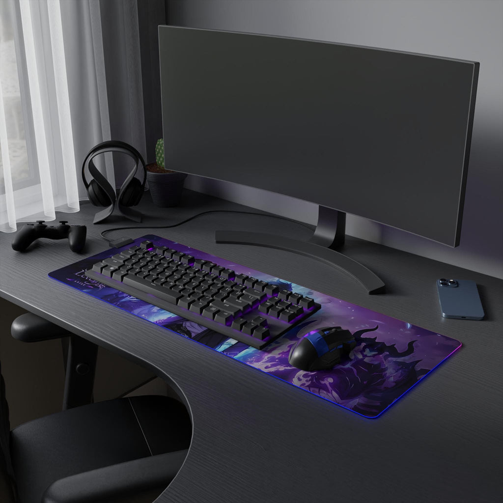 Solo Leveling LED Anime Desk Mat Jinwoo 04