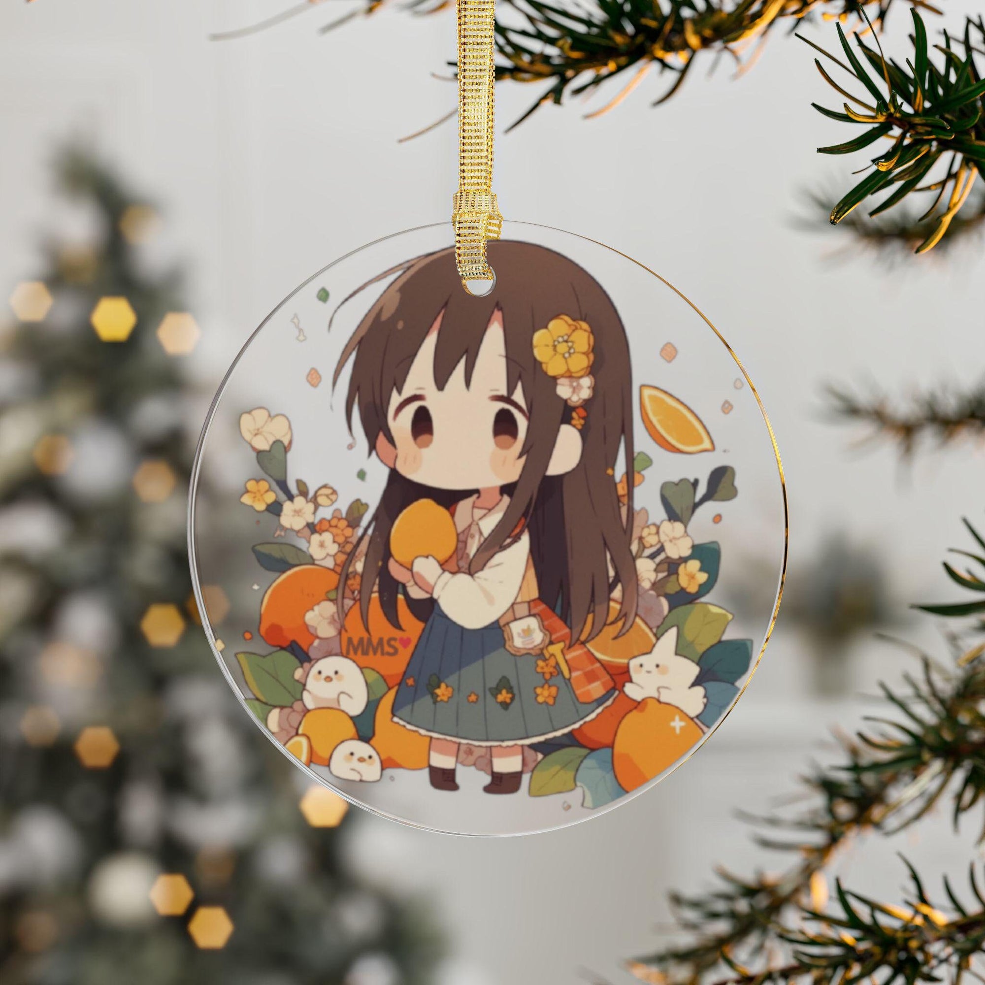 Fruits Basket Christmas Tree Acrylic Ornament 15