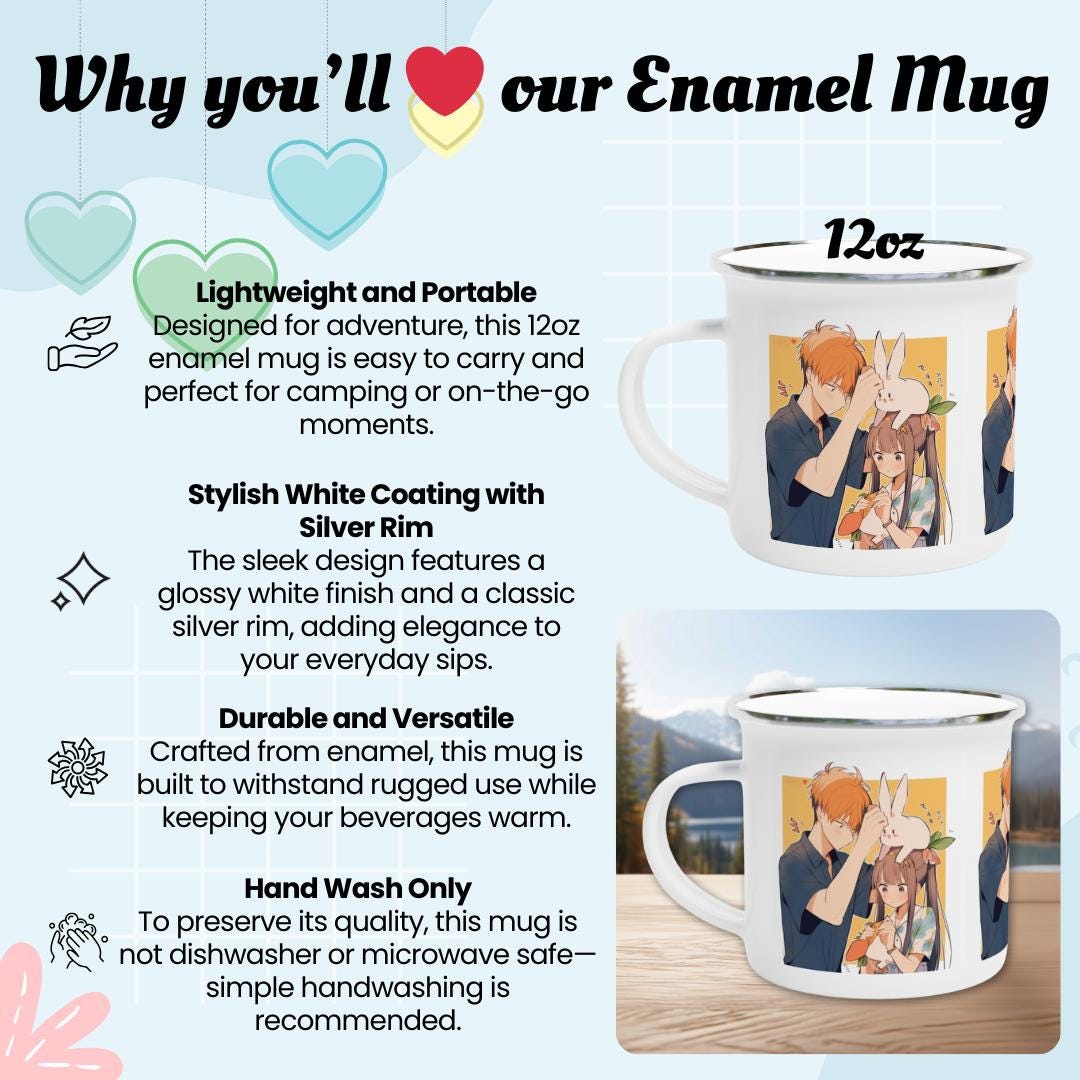 Fruits Basket Enamel Mug 38