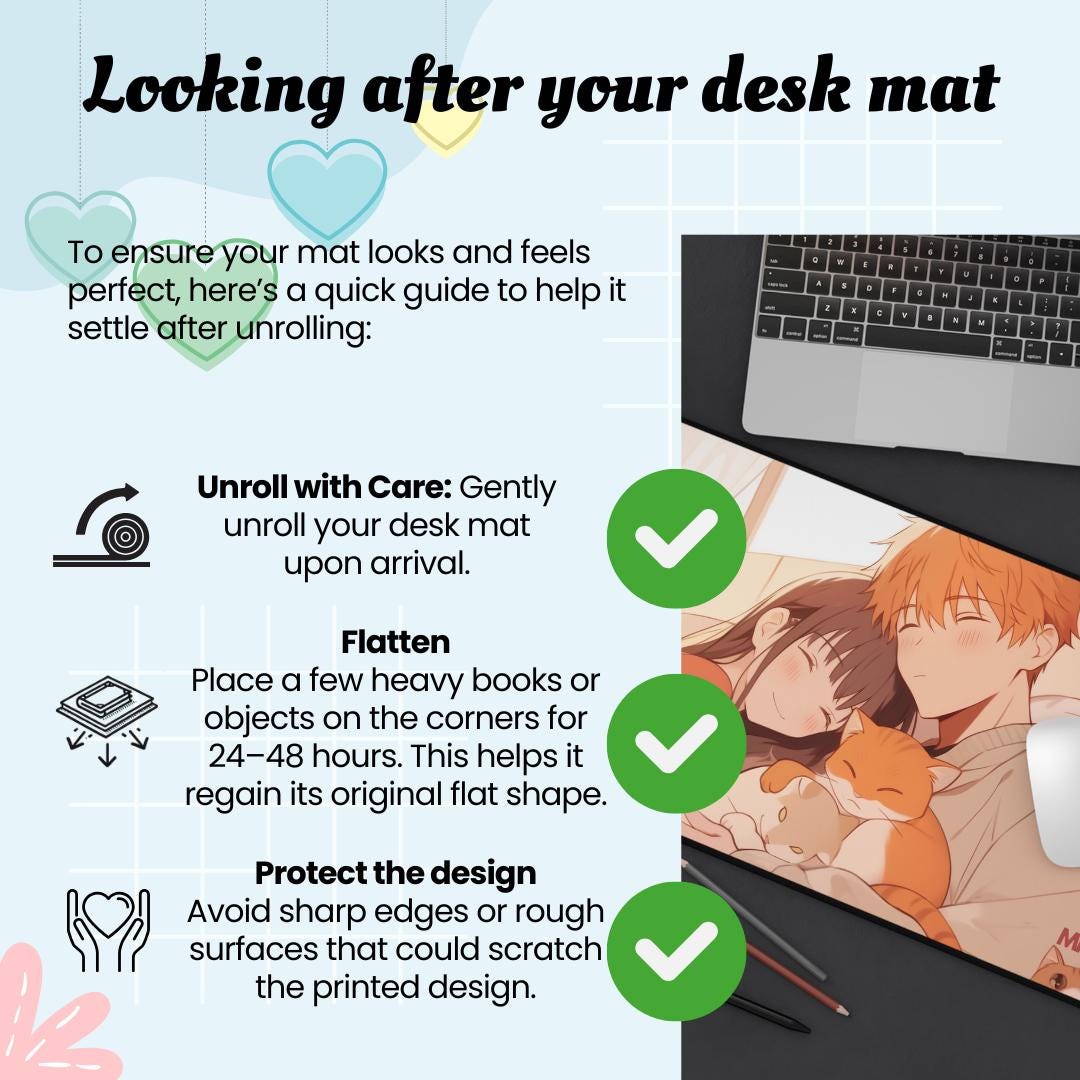 Fruits Basket Anime Inspired Desk Mat 13
