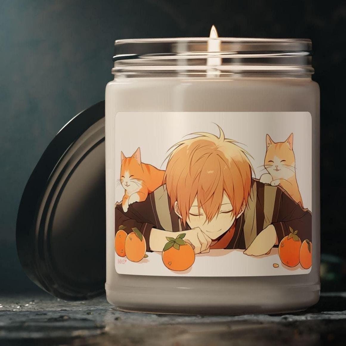Fruits Basket Anime Inspired Vanilla Soy 9oz Candle 09