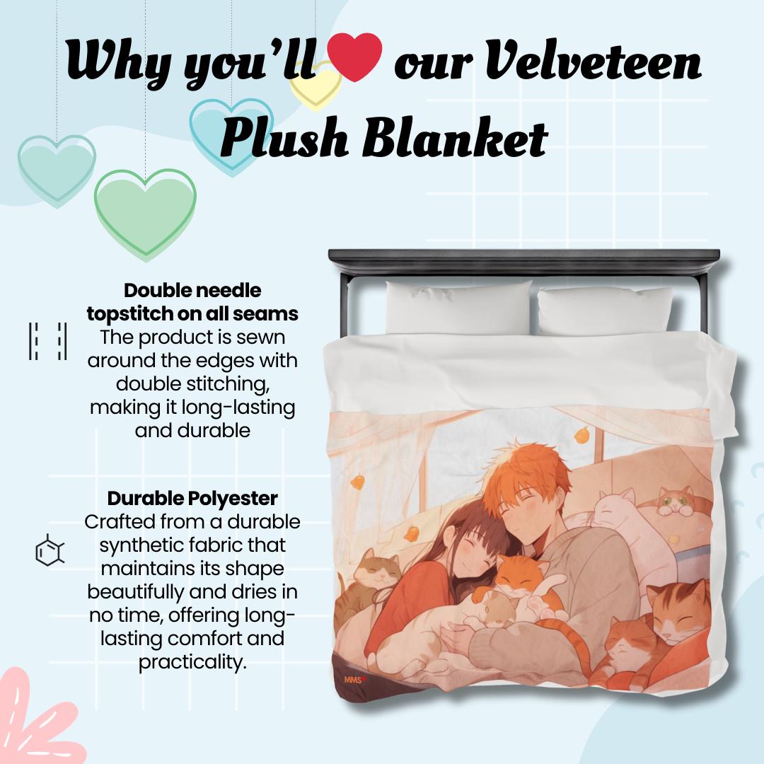 Fruits Basket Anime Inspired Velvet Blanket 05
