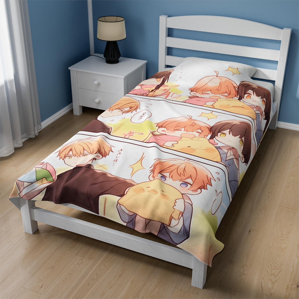 Fruits Basket Anime Inspired Velvet Blanket 08