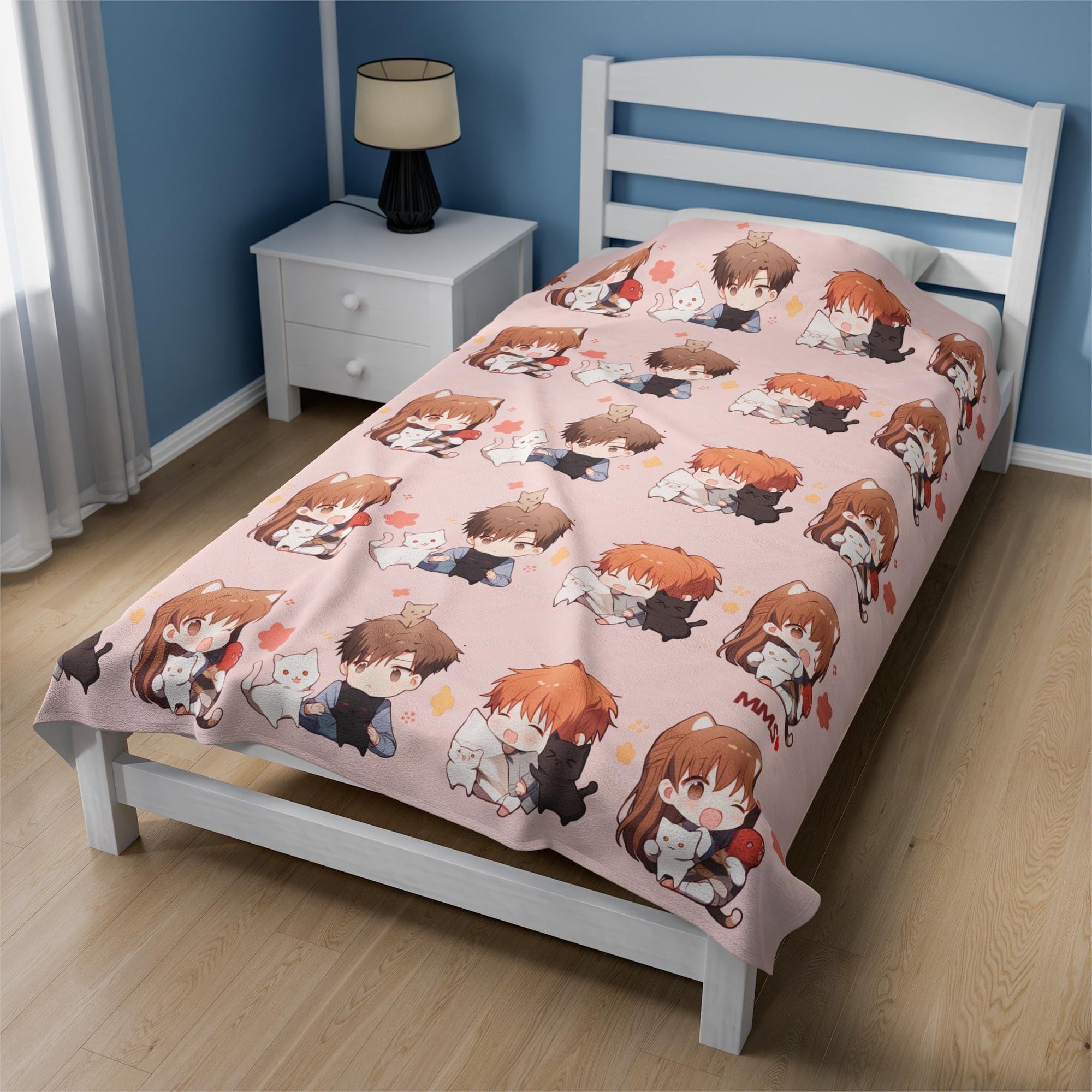 Fruits Basket Anime Inspired Velvet Blanket 07