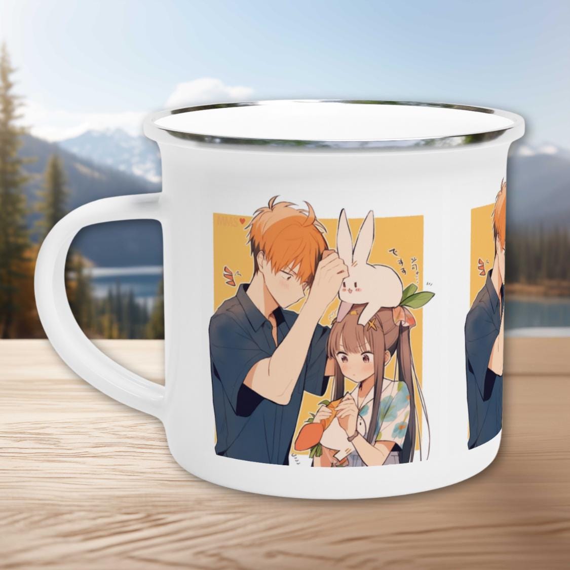 Fruits Basket Enamel Mug 19