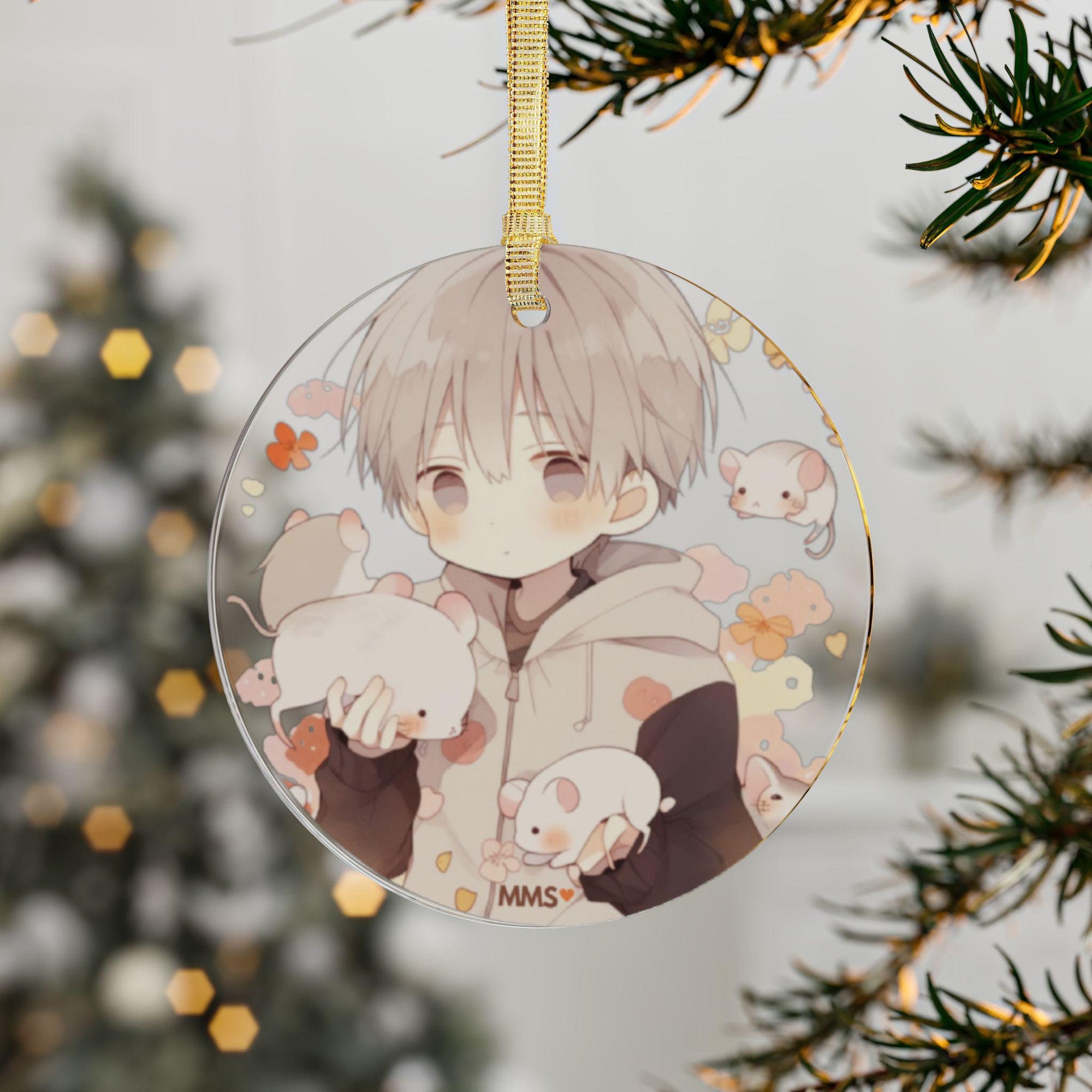 Fruits Basket Christmas Tree Acrylic Ornament 12