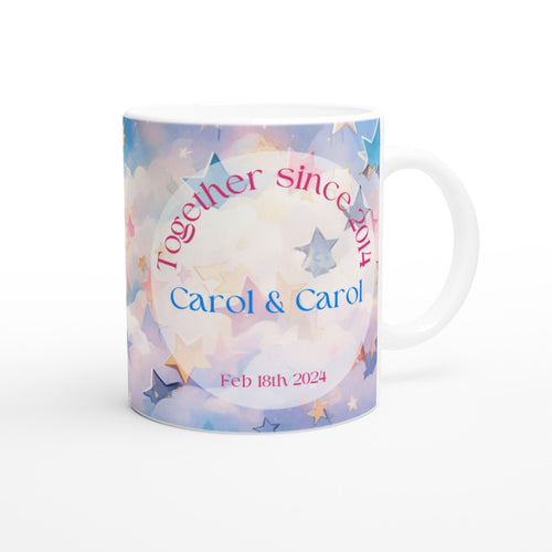 10th Aluminium Wedding Anniversary Mug — Personalized Gift for Couples, Family, & Friends 04